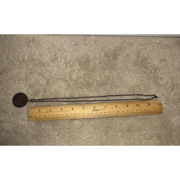 Expo 67 Pendant World Fair Montreal Canada Canadian Pavilion Bronze Finish 1.5" - Picture 4 of 5